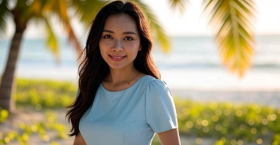 Andrea Chong fashion travel lifestyle blog woman in chic summer outfit